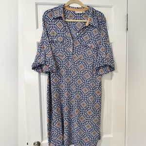 NWOT never worn collared long-sleeve dress by Rafaella 2X Plus-Size preppy